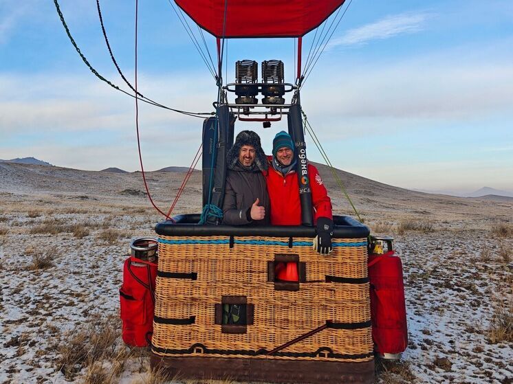 Рязанец впервые в истории России пролетел на воздушном шаре из Кузбасса в Хакасию
