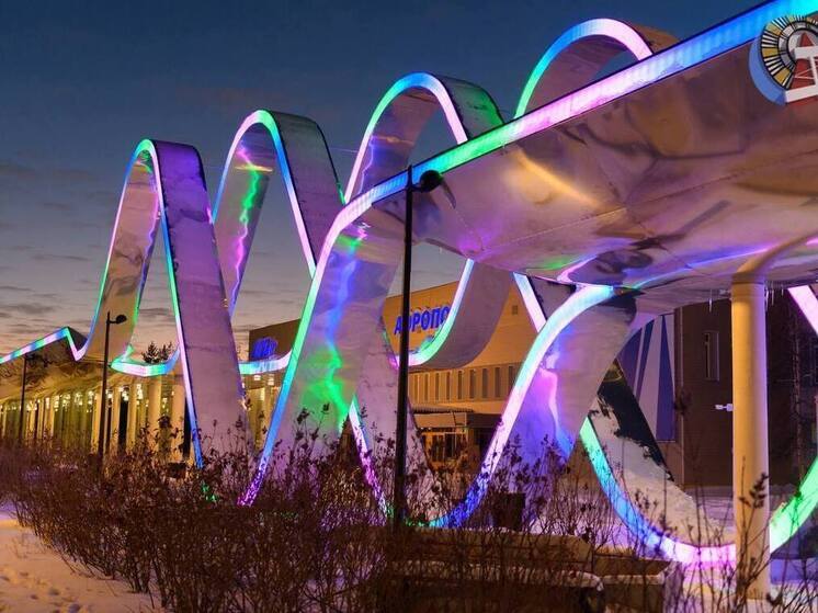 Привокзальная площадь аэропорта Ноябрьска участвует во всероссийском конкурсе