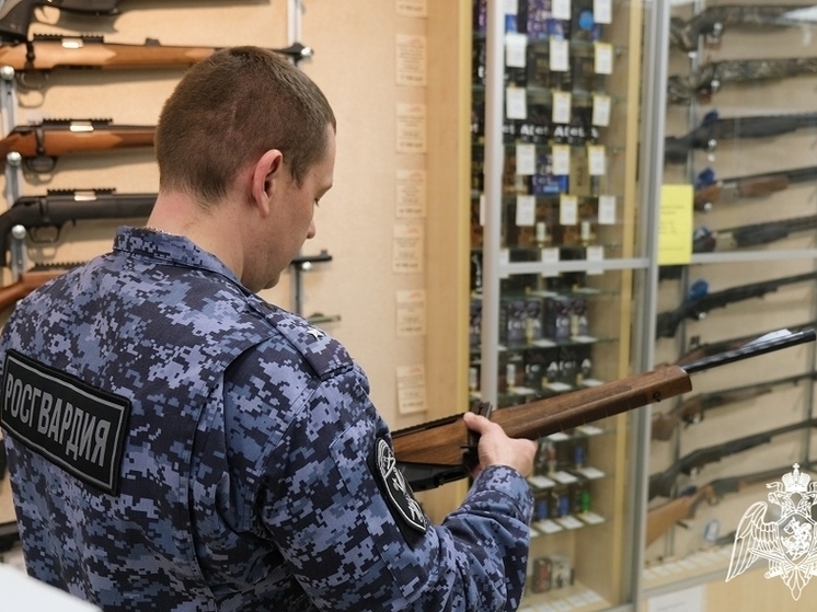 Росгвардия Курской области изъяла 8 единиц оружия за неделю