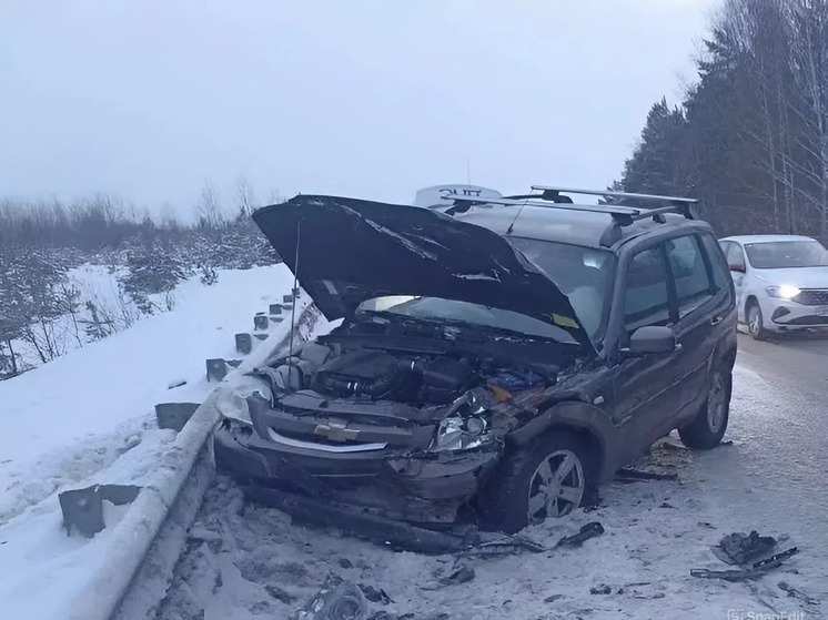 Два человека пострадали в лобовом столкновении на трассе «Томск – Колпашево»