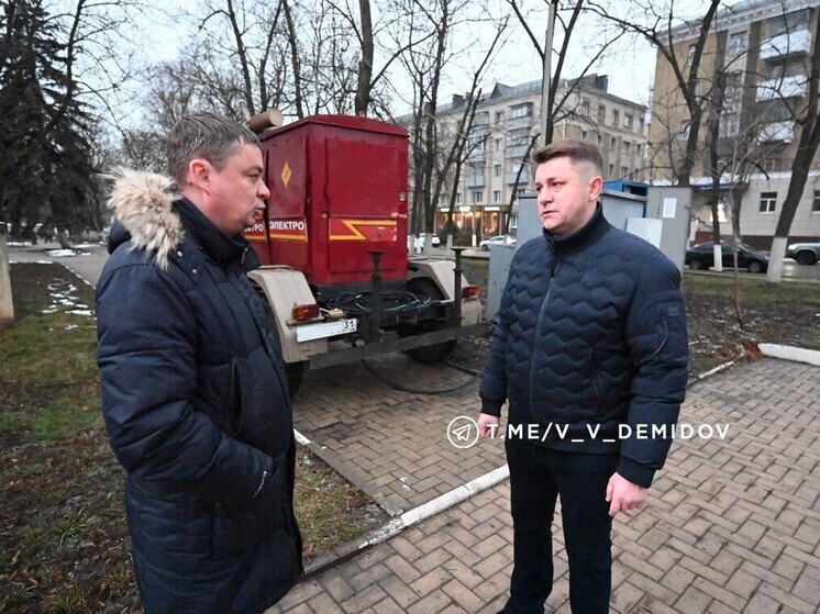 В Белгороде проверили резервную генерацию для елки