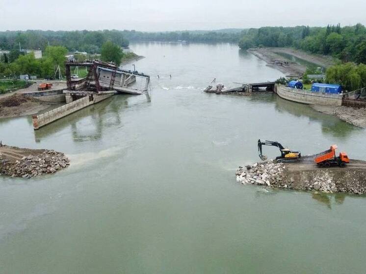 Временную плотину на Федоровском гидроузле планируют демонтировать