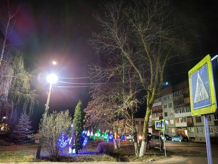 В Пыталово по требованию прокуратуры оборудовали освещение на опасных пешеходных переходах