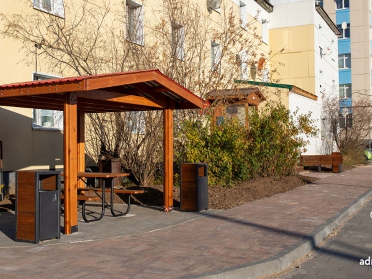 Благоустройство трех территорий провели в Нарьян-Маре