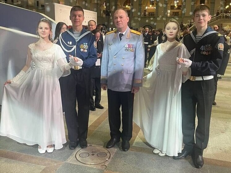 Кадеты Архангельска блистали на юбилейном Кремлёвском балу