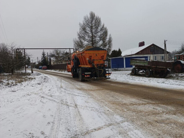 В Туле убирают улицы и тротуары с привлечением сотен спецмашин