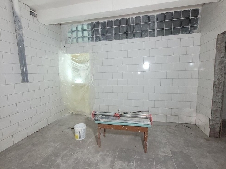 В детском саду на проспекте Ленина в Онеге продолжается капремонт