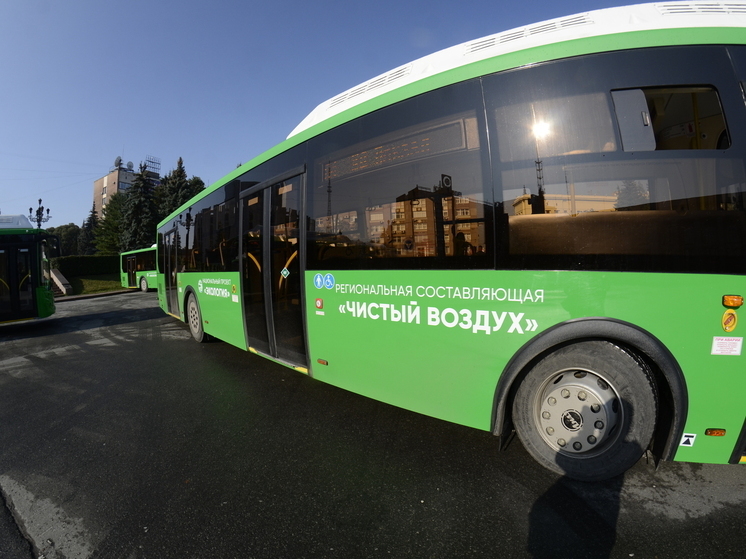 105 новых автобусов вышли на маршруты в Челябинске в 2025 году