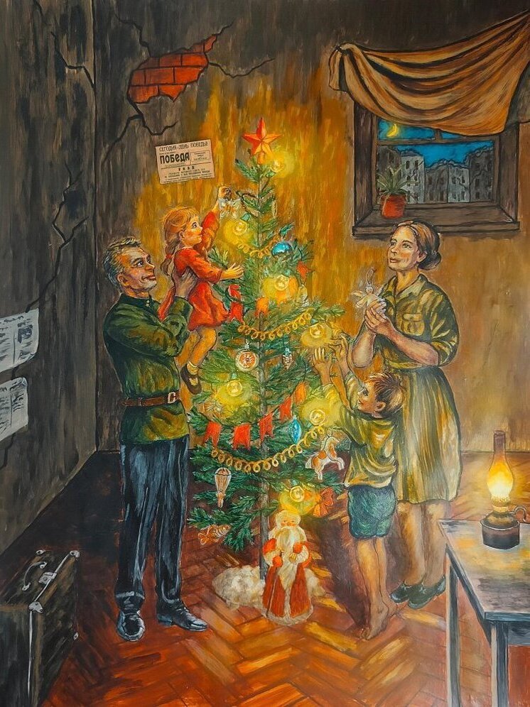 Рисунок жительницы Прикамья станет новогодней открыткой