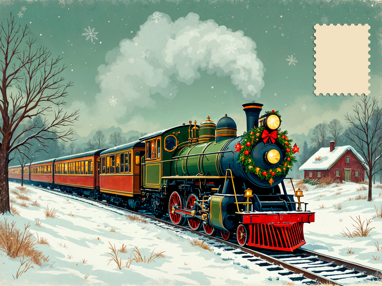 В Тамбов 18 декабря прибудет сказочный поезд Деда Мороза