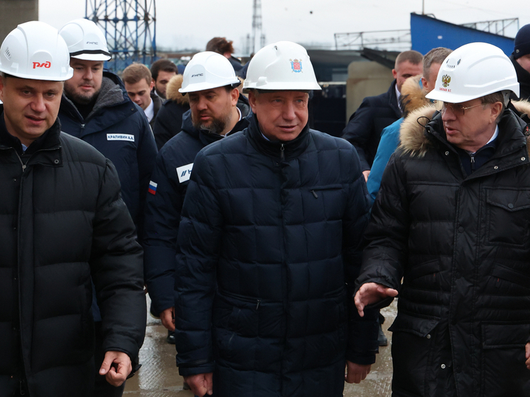 Беглов и Савельев проверили строительную площадку «нулевого» этапа проекта ВСМ