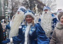 17 декабря в центре Пензы ожила настоящая новогодняя сказка. Здесь прошло традиционное шествие Дедов Морозов, снегурочек и других волшебных персонажей, которое ознаменовало старт новогодней компании. Правда, в этом году праздничные мероприятия начались чуть позже запланированного: из-за резкого ухудшения погодных условий и введения в Пензенской области режима повышенной готовности мероприятия перенесли с 13 декабря.