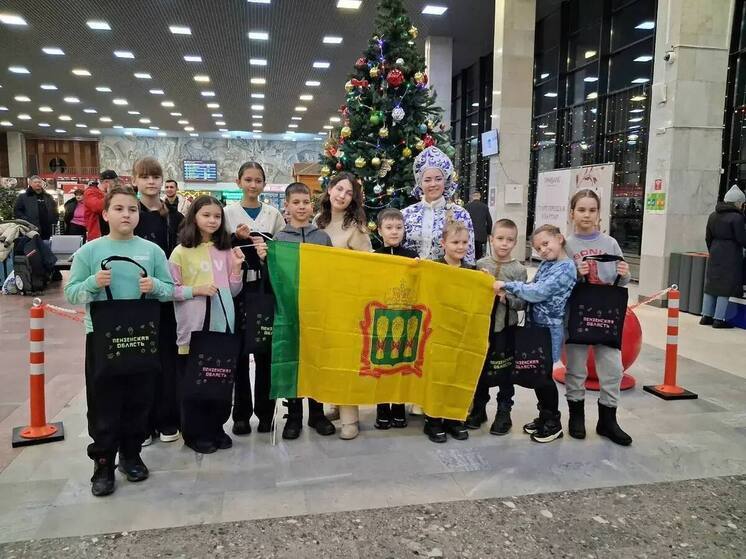 Юные пензенцы побывали на родине Деда Мороза