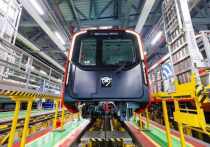 На Замоскворецкой линии Московского метрополитена начал работать с пассажирами первый состав серии «Москва-2026» производства Мытищинского завода «Метровагонмаш»