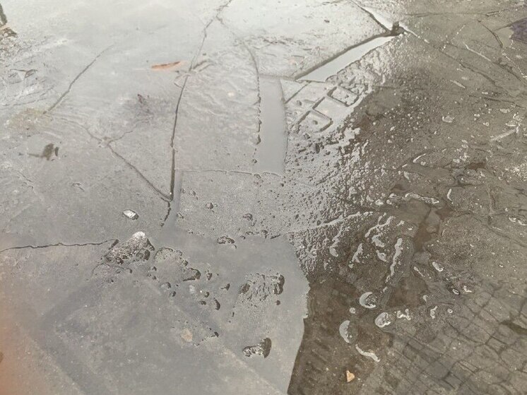 Воронежцы показали последствия ледяного дождя