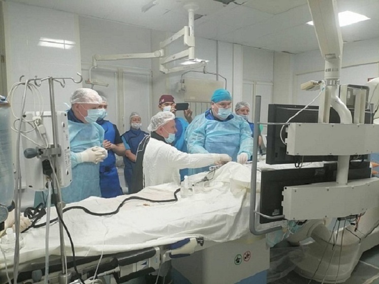 В Туле впервые применили инновационный метод лечения сосудов сердца