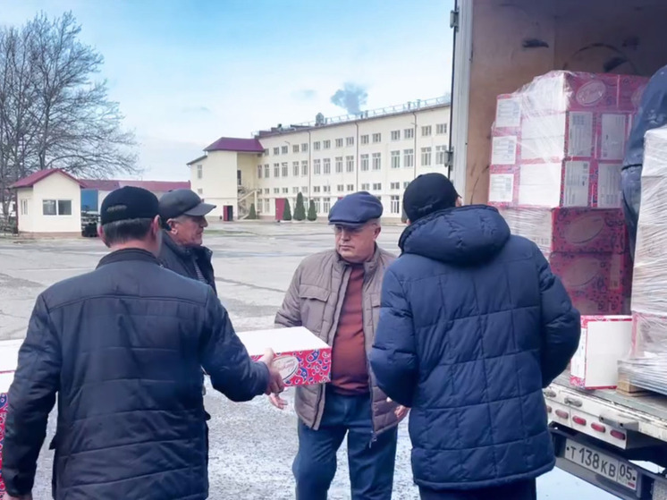 Четыре тонны гумпомощи направили из Дагестана в зону СВО