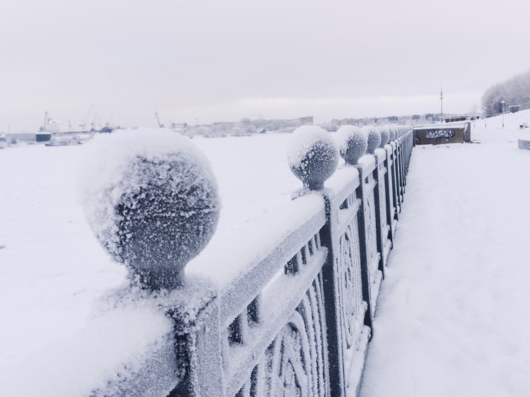 Погода в Поморье: много снега и оттепель