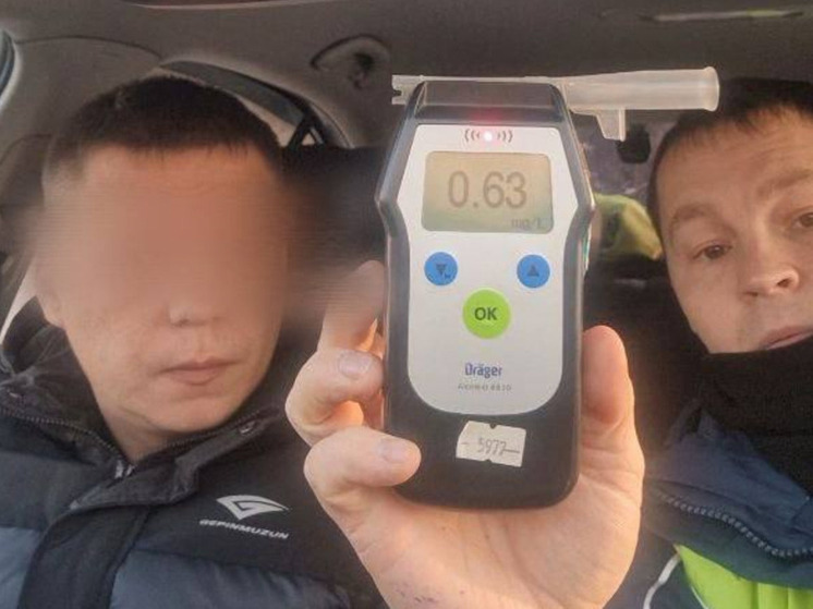 В Тюменской области накануне Нового года задержали пьяного водителя
