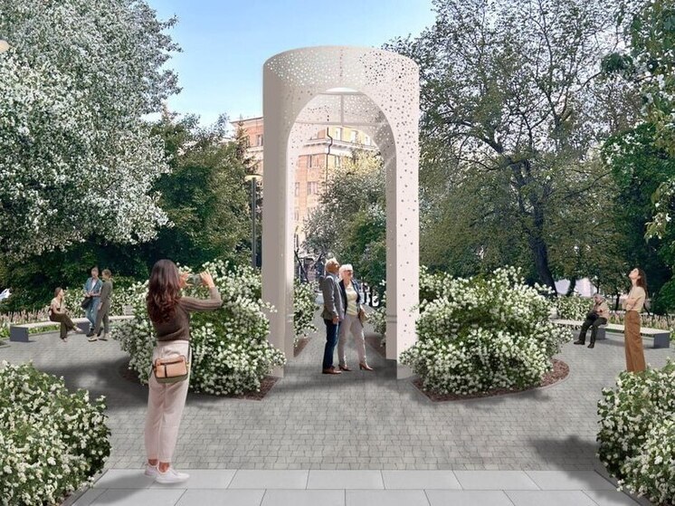 В Новосибирске представили проект благоустройства сквера «Водник» под названием «Негромкий сад»