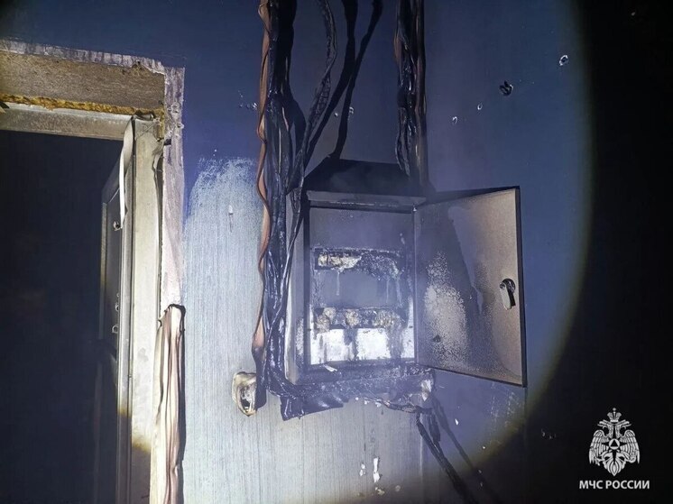 На Алтае загорелся электрощиток в жилом доме
