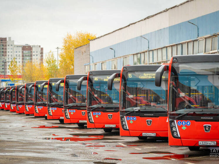 За год парк общественного транспорта Татарстана расширили на 120 автобусов
