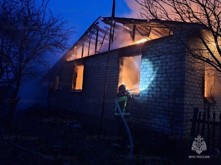 В Орловской области на пожаре погибли двое мужчин