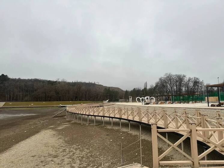 В Кисловодске спустили Старое озеро для масштабного ремонта