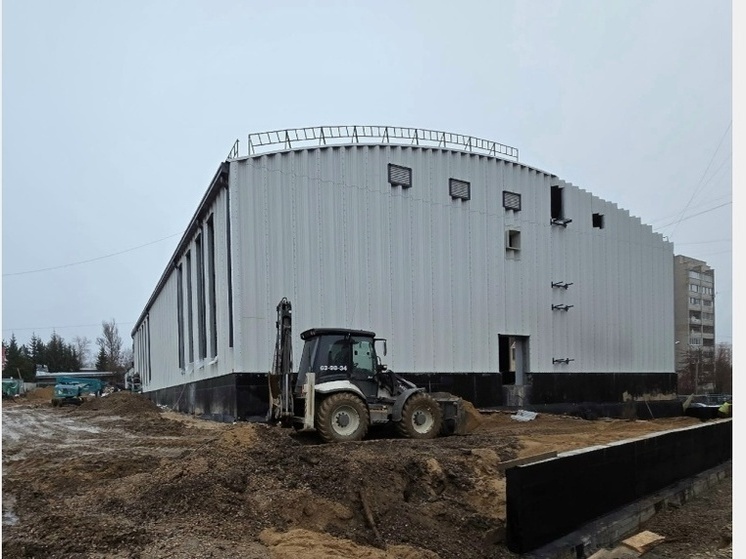 На проспекте Гагарина в Смоленске стартовала вторая фаза возведения нового теннисного комплекса