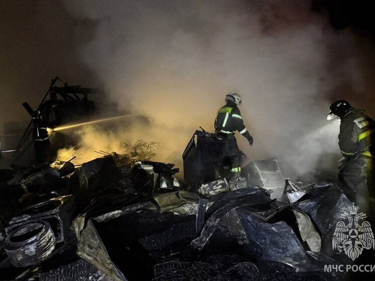 В Лежневском районе сгорела хозпостройка