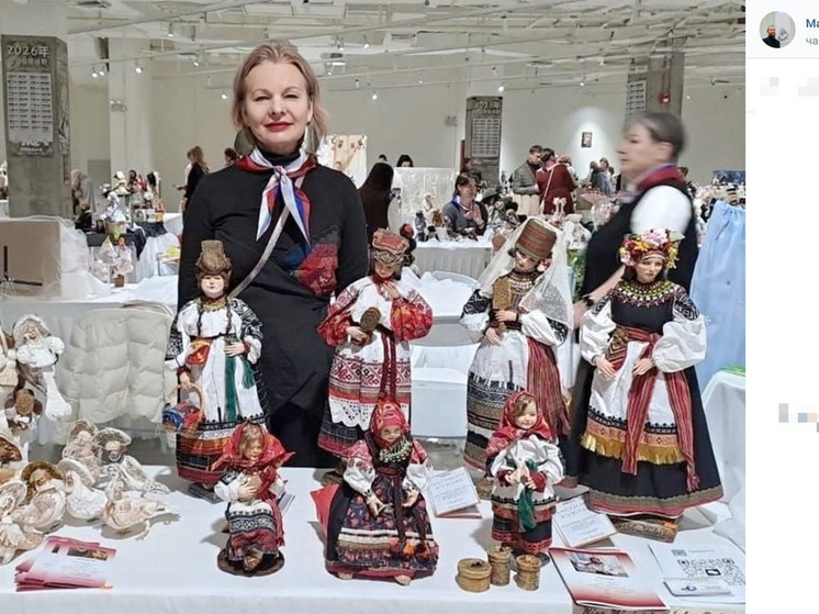 Белгородка представила авторские куклы на международной выставке в Шанхае