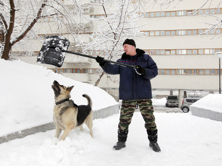 Россию на 95% замело снегом
