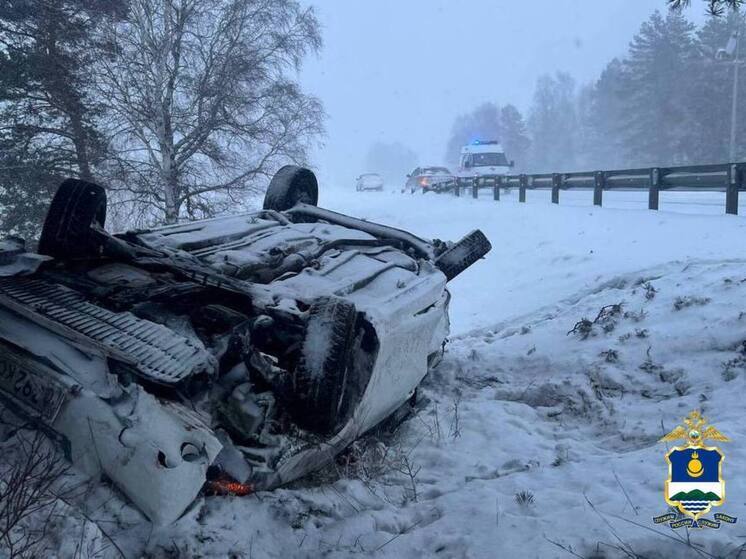 В Бурятии в лобовом столкновении пострадали четверо, включая двоих детей