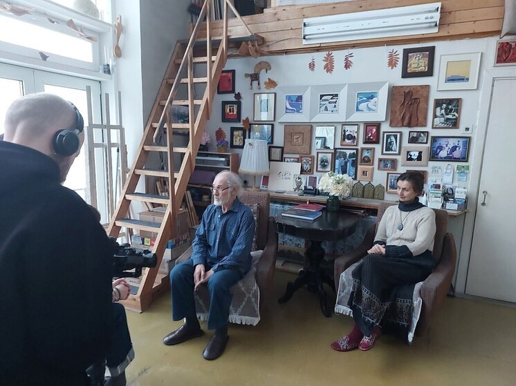 В Архангельске снимают фильм к юбилею Союза художников