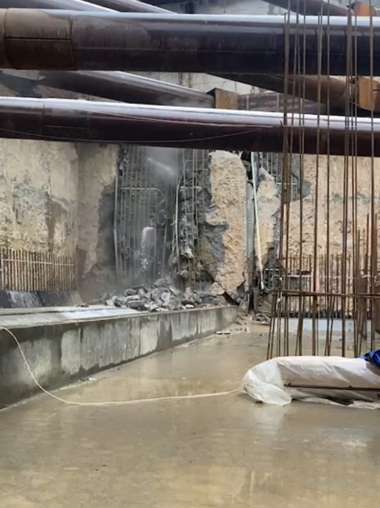 Второй тоннель соединил будущие станции «Свобода» и «Сенная»