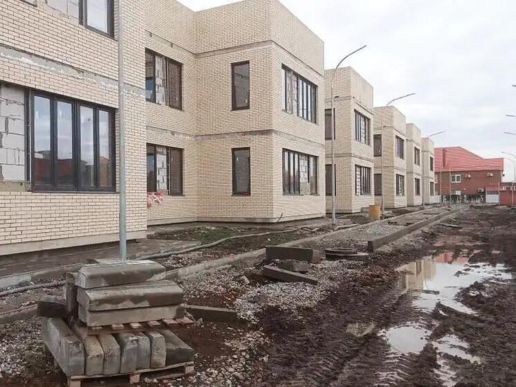 Детсад на Эгейской в Краснодаре готов на 64%