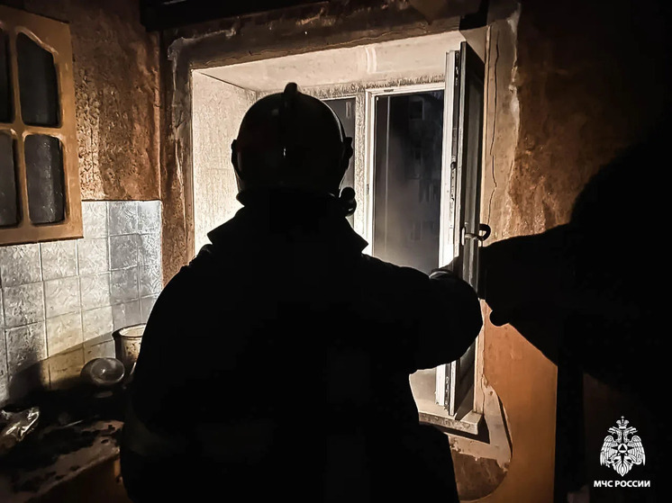 Пожар в омской пятиэтажке унёс жизнь женщины