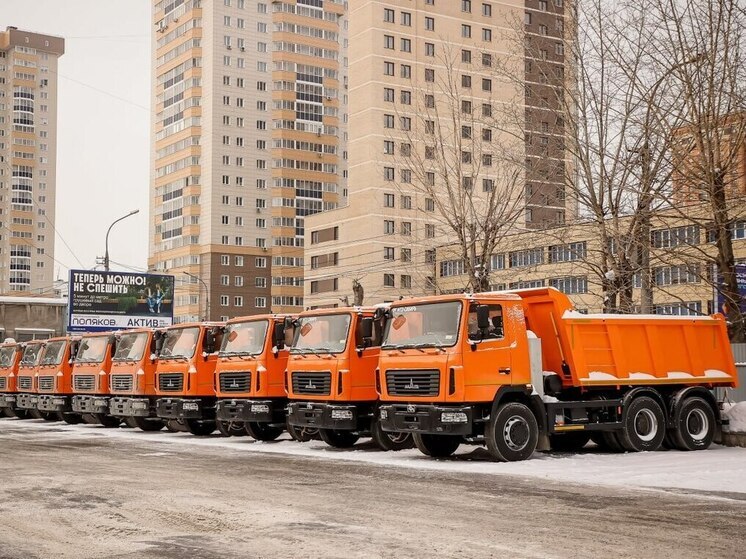 Из 59 единиц новой уборочной спецтехники в Новосибирск уже поступили 44 – еще 15 ожидают в декабре