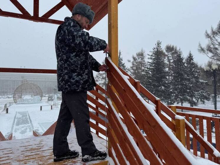 Безопасность зимних горок проверяют в Иркутской области