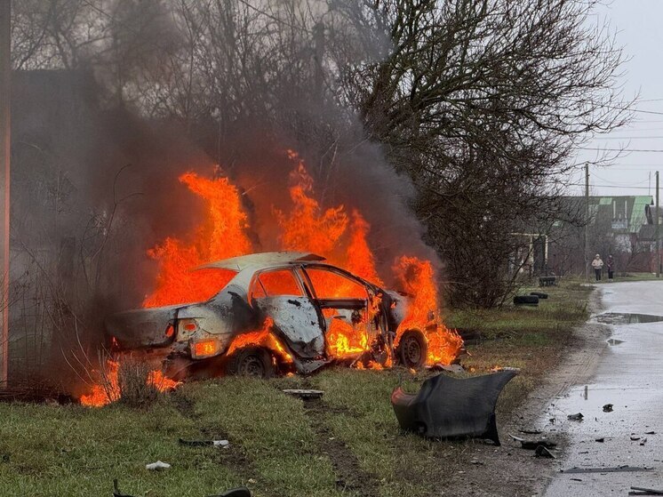 В Белгородской области мужчина погиб из-за атаки дрона по автомобилю