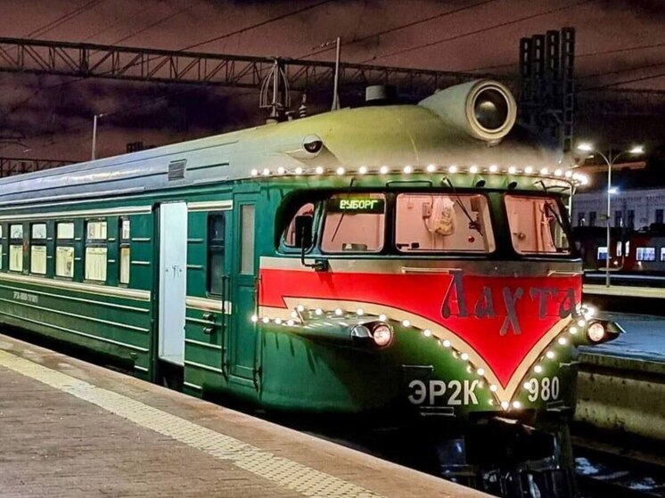 Первый предновогодний рейс ретропоезда до Гатчины отправится 27 декабря