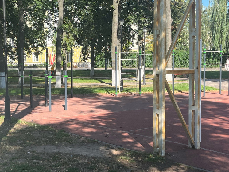 В Орловской области в селе Ломовец появилась новая детская площадка