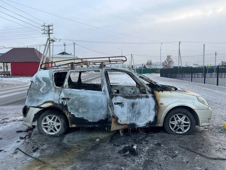 В Тувы сотрудниками полиции задержан мужчина, совершивший поджог авто соседа