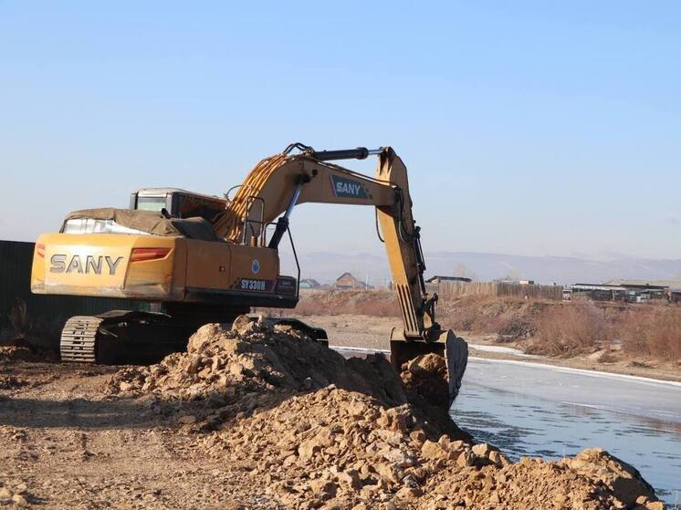 Защитные насыпи на реке Чита восстановили после «Прямого разговора»