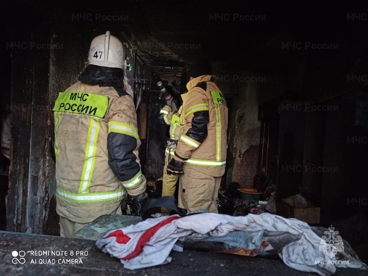 В Североуральске произошел пожар в пятиэтажке