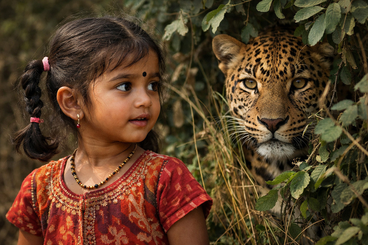 Стало известно, как леопард утащил и убил ребенка в индийской деревне