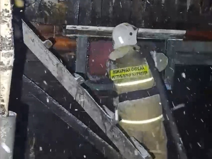 В Бурятии произошёл пожар на ферме