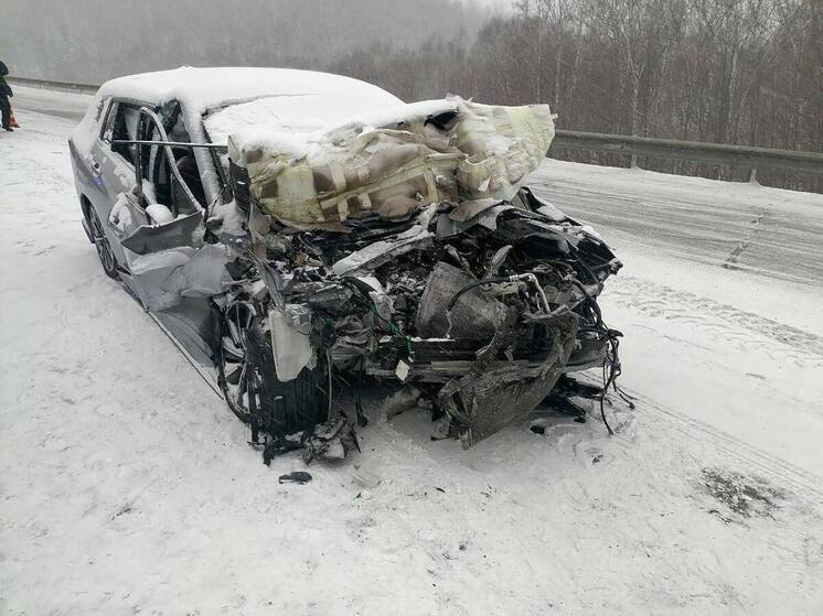 Жуткое столкновение в Архаринском округе: Subaru сбил грузовик, погиб человек