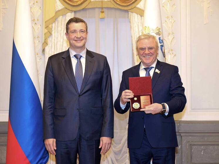 Председателю ЗСНО Евгению Люлину вручили медаль