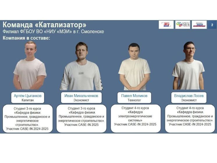 Финалистами Осеннего кубка CASE-IN стала команда Смоленского филиала НИУ МЭИ